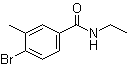 4-溴-N-乙基-3-甲基苯甲酰胺分子结构 (CAS 1020252-82-7)