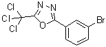structure of CAS# 1020252-87-2, 2-(3-溴苯基)-5-(三氯甲基)-1,3,4-恶二唑