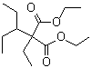 CAS # 10203-59-5, 2-Ethyl-2-(1-ethylpropyl)-propanedioic acid 1,3-diethyl ester