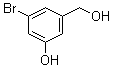 3-溴-5-羟基苯甲醇分子结构 (CAS 1020336-51-9)