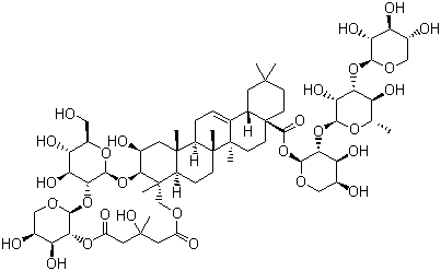 土贝母皂甙甲分子结构 (CAS 102040-03-9)