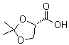 structure of CAS# 102045-96-5, (S)-2,2-二甲基-1,3-二氧杂环戊烷-4-羧酸