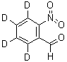 6-硝基苯甲醛-2,3,4,5-d<sub>4</sub>分子结构 (CAS 1020718-69-7)