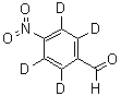structure of CAS# 1020718-72-2, 4-硝基苯甲醛-2,3,5,6-d<sub>4</sub>