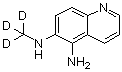 N6-(三氘甲基)-5,6-喹啉二胺分子结构 (CAS 1020718-95-9)
