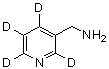 CAS # 1020719-00-9, 3-Pyridine-2,4,5,6-d<sub>4</sub>-methanamine