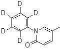 CAS 登录号：1020719-62-3, 5-甲基-1-(苯基-2,3,4,5,6-d<sub>5</sub>)-2(1H)-吡啶酮