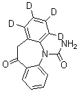 CAS # 1020719-71-4, 10,11-Dihydro-10-oxo-5H-dibenz[b,f]azepine-1,2,3,4-d<sub>4</sub>-5-carboxamide