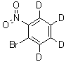 5-Bromo-6-nitrobenzene-1,2,3,4-d<sub>4</sub> molecular structure (CAS 1020720-09-5)