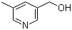 5-甲基-3-吡啶甲醇分子结构 (CAS 102074-19-1)