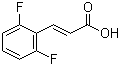 structure of CAS# 102082-89-3, 2,6-二氟肉桂酸