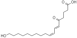 (6E,8Z)-18-羟基-5-氧代-6,8-十八碳二烯酸分子结构 (CAS 1021188-26-0)
