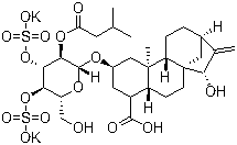 structure of CAS# 102130-43-8, Atractyloside potassium salt