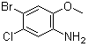 structure of CAS# 102170-53-6, 4-Bromo-3-chloro-6-methoxyaniline