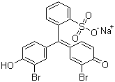 structure of CAS# 102185-50-2, 溴酚红钠盐