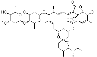 CAS # 102190-55-6, 5-O-Demethyl-22,23-dihydro-28-oxoavermectin A1a