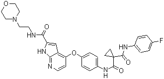 酪氨酸激酶抑制剂分子结构 (CAS 1021950-26-4)