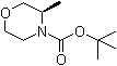 structure of CAS# 1022093-98-6, (3R)-3-甲基吗啉-4-羧酸叔丁酯