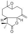 CAS # 102227-61-2, Epoxyparvinolide, Decahydro-7,7,9a-trimethyl-4-methylene-6H-oxireno[5,6]cyclonona[1,2-b]furan-6-one