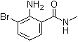 structure of CAS# 1022960-45-7, 2-氨基-3-溴-N-甲基苯甲酰胺