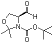 structure of CAS# 102308-32-7, (S)-(-)-3-Boc-2,2-dimethyloxazolidine-4-carboxaldehyde