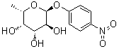 structure of CAS# 10231-84-2, 对硝基苯基 alpha-吡喃岩藻糖苷