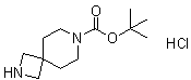 structure of CAS# 1023301-84-9, 2,7-二氮杂螺[3.5]壬烷-7-羧酸叔丁酯盐酸盐
