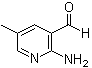 structure of CAS# 1023814-35-8, 2-氨基-5-甲基-3-吡啶甲醛