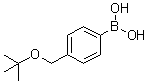 structure of CAS# 1024017-53-5, 4-(叔丁氧基甲基)苯硼酸