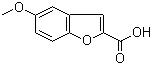 structure of CAS# 10242-08-7, 5-甲氧基苯并呋喃-2-甲酸