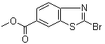 structure of CAS# 1024583-33-2, 2-溴苯并[d]噻唑-6-羧酸甲酯