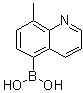 structure of CAS# 1025010-58-5, (8-甲基-5-喹啉基)硼酸