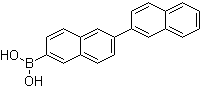 B-[2,2'-联萘]-6-基硼酸分子结构 (CAS 1025456-44-3)
