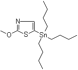 structure of CAS# 1025744-42-6, 2-甲氧基-5-(三丁基锡烷基)噻唑