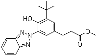 CAS 登录号：102577-46-8, 光稳定剂 HS-1130, 受阻胺光稳定剂 Tinuvin 1130, 紫外吸收剂 Tinuvin 1130, 3-[3-(苯并三唑-2-基)-5-叔丁基-4-羟基苯基]丙酸甲酯