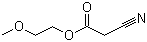 structure of CAS# 10258-54-5, 2-Methoxyethyl cyanoacetate
