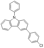 CAS # 1026033-57-7, 3-(4-Chlorophenyl)-9-phenyl-9H-carbazole