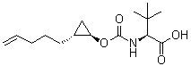 CAS 登录号：1026200-27-0, 3-甲基-N-[[[(1R,2R)-2-(4-戊烯-1-基)环丙基]氧基]羰基]-L-缬氨酸