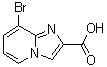8-溴咪唑并[1,2-a]吡啶-2-羧酸分子结构 (CAS 1026201-45-5)