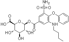 CAS 登录号：102623-14-3, 布美他尼葡糖苷酸
