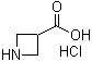 structure of CAS# 102624-96-4, 3-Azetidinecarboxylic acid hydrochloride