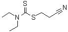 CAS # 10264-39-8, Diethylcarbamodithioic acid 2-cyanoethyl ester