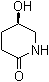 structure of CAS# 102774-92-5, (R)-5-Hydroxy-2-piperidinone