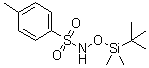 structure of CAS# 1028432-04-3, N-[[(叔丁基)二甲基硅烷基]氧基]-4-甲基苯磺酰胺