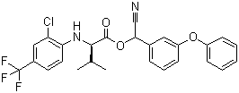 structure of CAS# 102851-06-9, Tau-fluvalinate