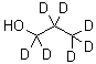 1,1,2,2,3,3,3-七氘代-1-丙醇分子结构 (CAS 102910-31-6)
