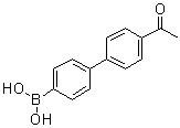 structure of CAS# 1029438-14-9, (4'-乙酰基[1,1'-联苯]-4-基)硼酸