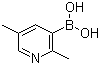 structure of CAS# 1029654-18-9, B-(2,5-二甲基-3-吡啶基)硼酸