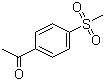 structure of CAS# 10297-73-1, 4'-Methylsulphonylacetophenone