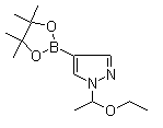 structure of CAS# 1029716-44-6, 1-(1-Ethoxyethyl)-1H-pyrazole-4-boronic acid pinacol ester